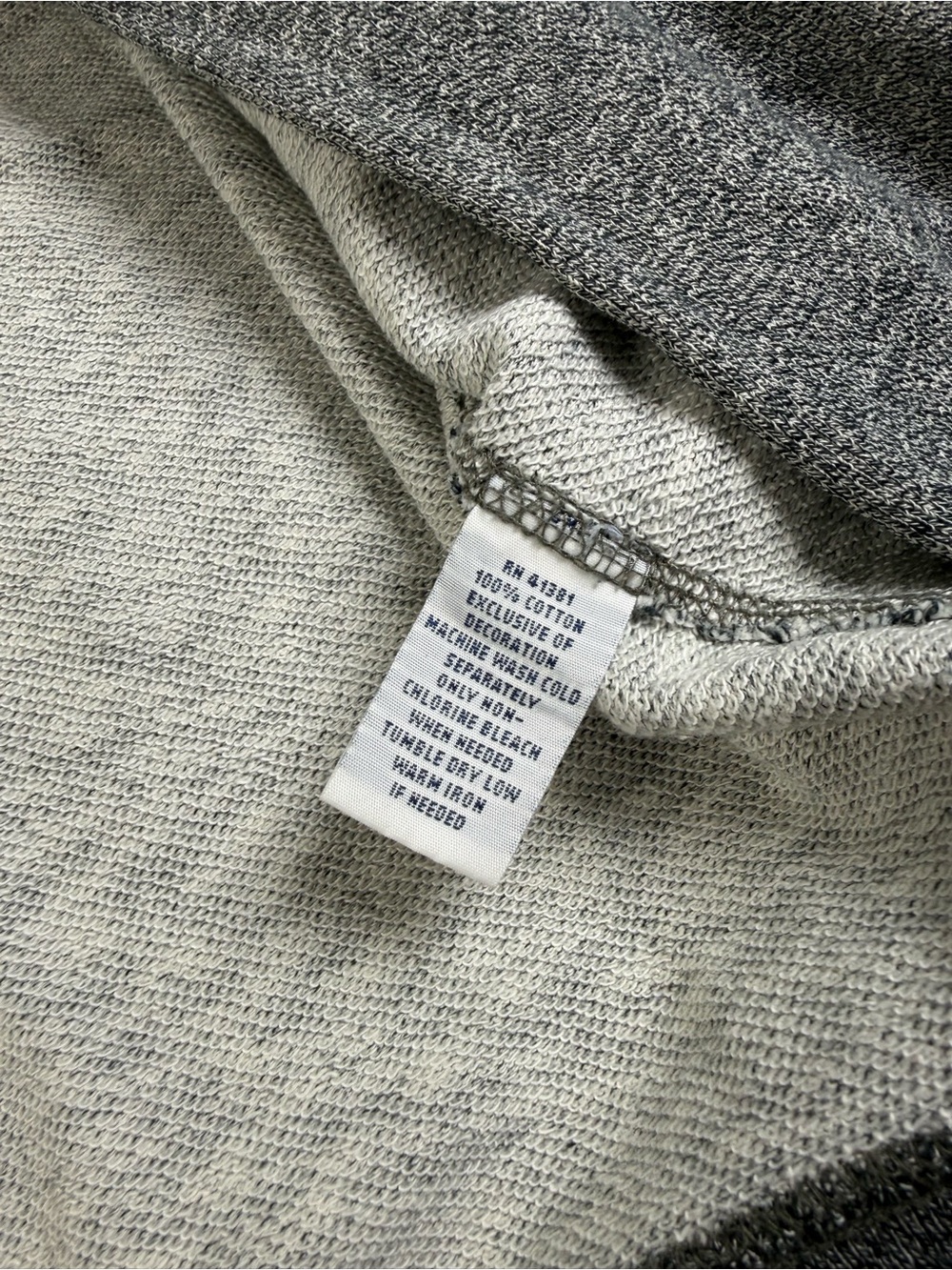 Polo Ralph Lauren 100% Cotton Full Zip Hoodie Heather Gray Men’s L - Picture 10 of 12